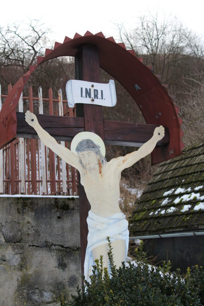 Cross of Liptovské Sliače - Nižný, “Jarná” Street Cross of Liptovské Sliače - Nižný, “Jarná” Street