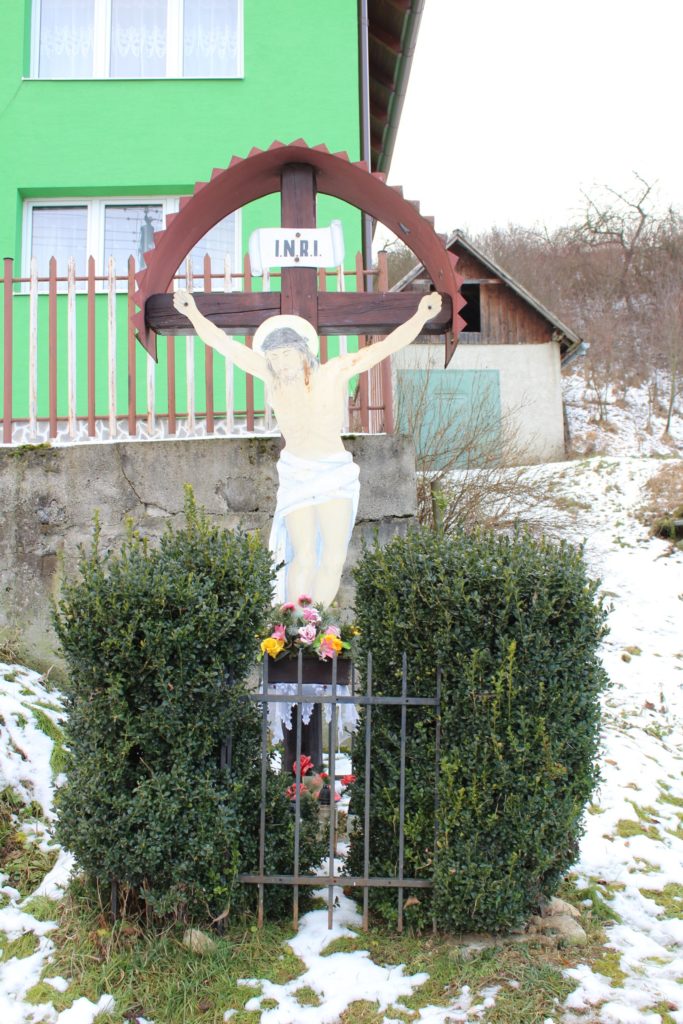 Cross of Liptovské Sliače - Nižný, “Jarná” Street Cross of Liptovské Sliače - Nižný, “Jarná” Street