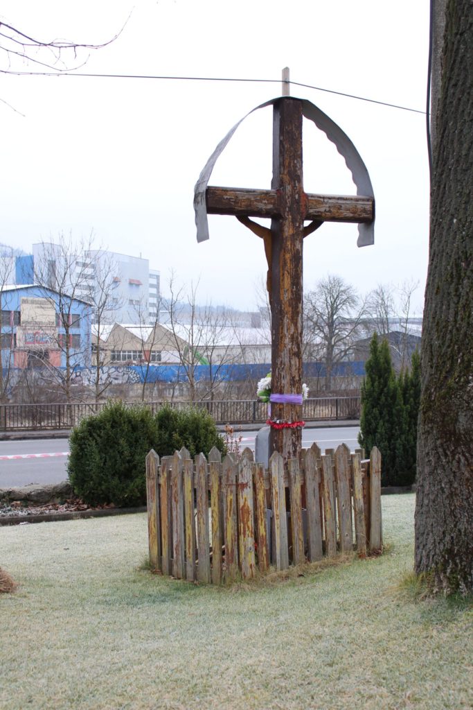 Cross of Nová Černová, at the intersection of Čutkovská - Žilinská cesta