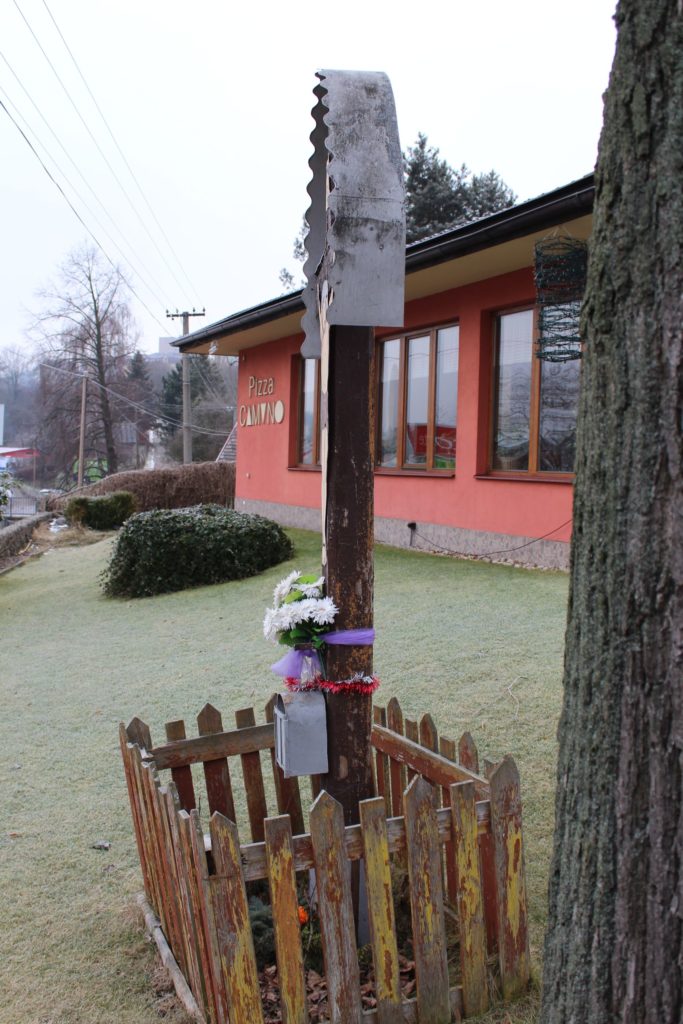 Cross of Nová Černová, at the intersection of Čutkovská - Žilinská cesta