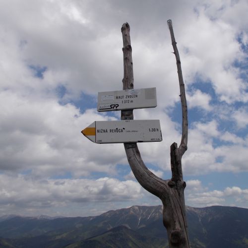 Vrchol Malý Zvolen