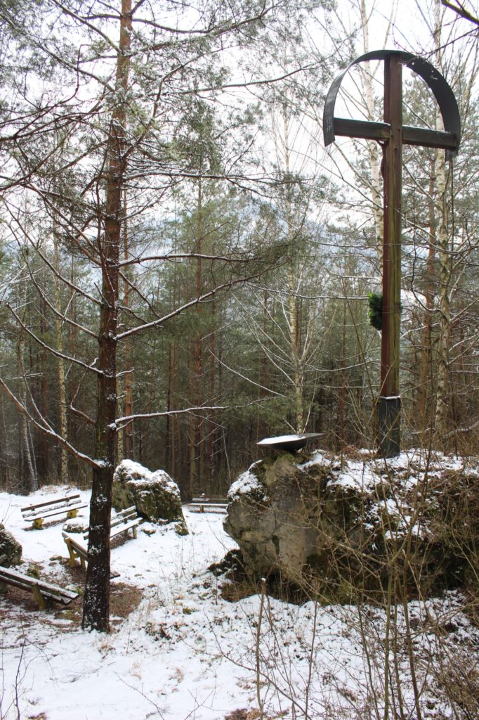 Kríž v lesoparku Hrboltová 04 Kríž v lesoparku Hrboltová 04