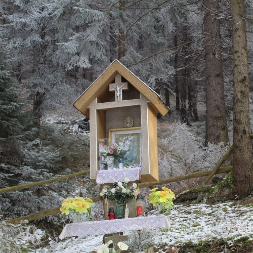 Chapel of Liptovské Sliače – Stredný, mouth of the Sliačska Valley