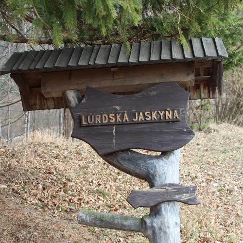 Lourdes Cave of Biely Potok, in the Trlenská Valley, Jesuit Convalescent Home