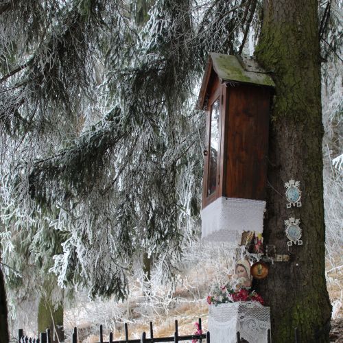 Station of Liptovské Sliače – Stredný, below the woods above “Horná Roveň” Street