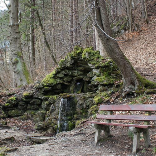 Spring at “Pod Orlíkom” Street, Ľubochňa
