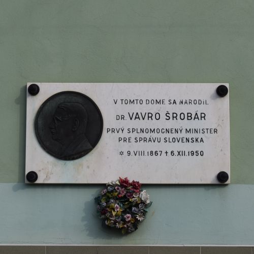 Birth House of Vavro Šrobár in Lisková