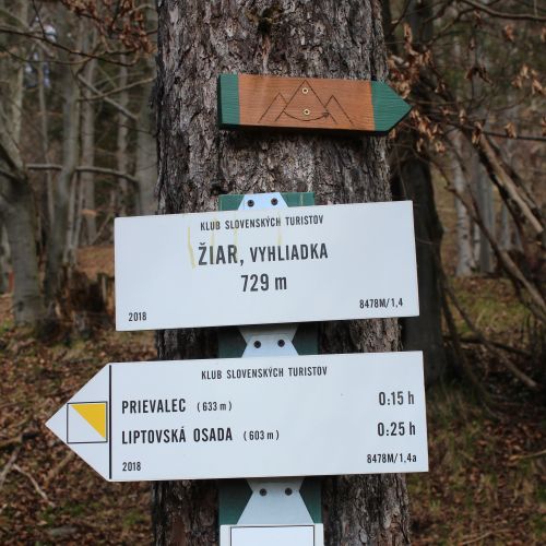 Liptovská Osada – Žiar, vyhliadka