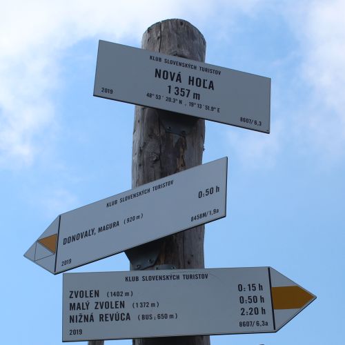 Nová hoľa – Zvolen – Malý Zvolen – Nižná Revúca