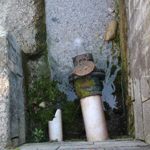 Spring below the cemetery, Ružomberok