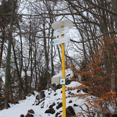 To Predný Čebrať (Front Čebrať) in winter