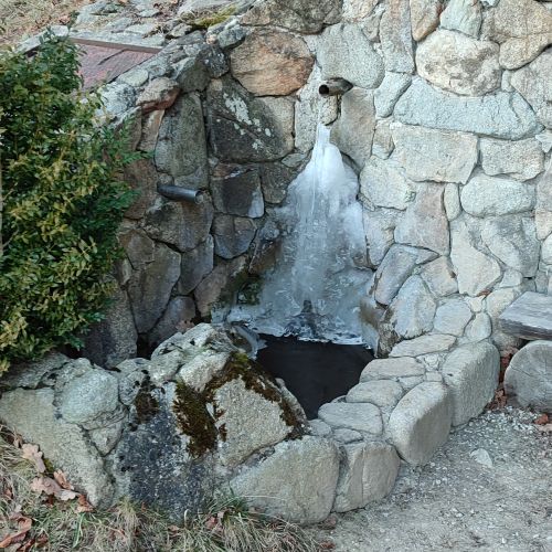 Spring Vyšné Javoriská by a cabin, Ružomberok – Podsuchá