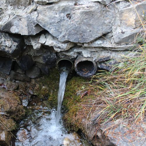 Spring of the creek in Vlkolínec, Ružomberok – Vlkolínec