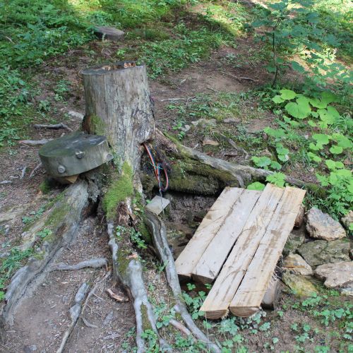 Water outlet at Za Makovicou, above Hučiaky