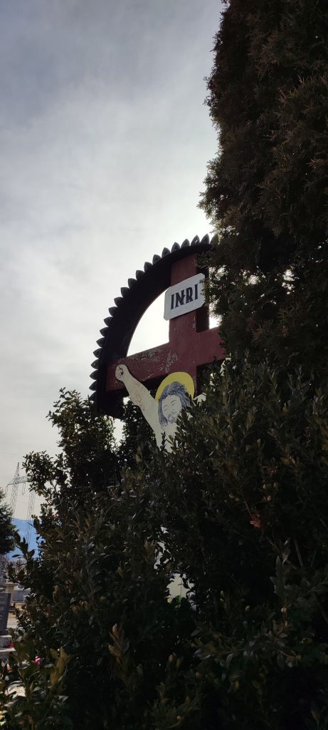 Kríž na cintoríne, Liptovské Sliače - Nižný 03