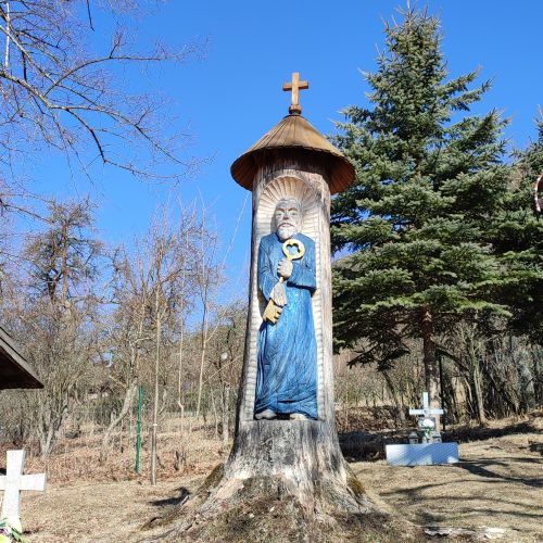 Station at the cemetery, Vlkolínec