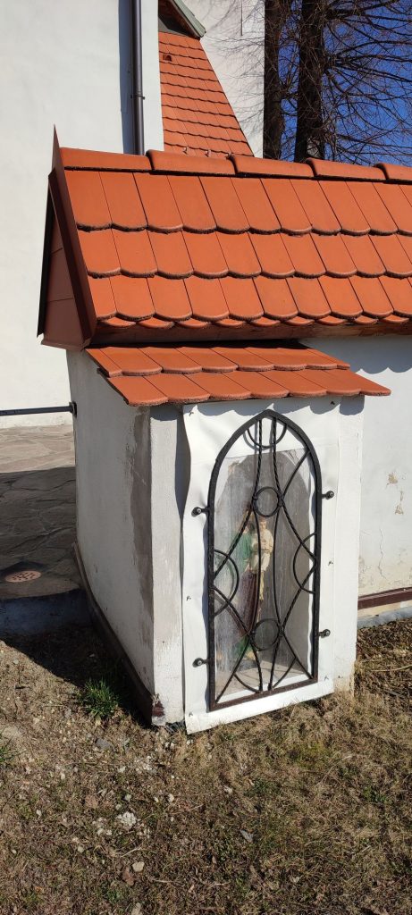 Zastavenie nový západný vstup do kostola, Liptovské Sliače - Stredný 04